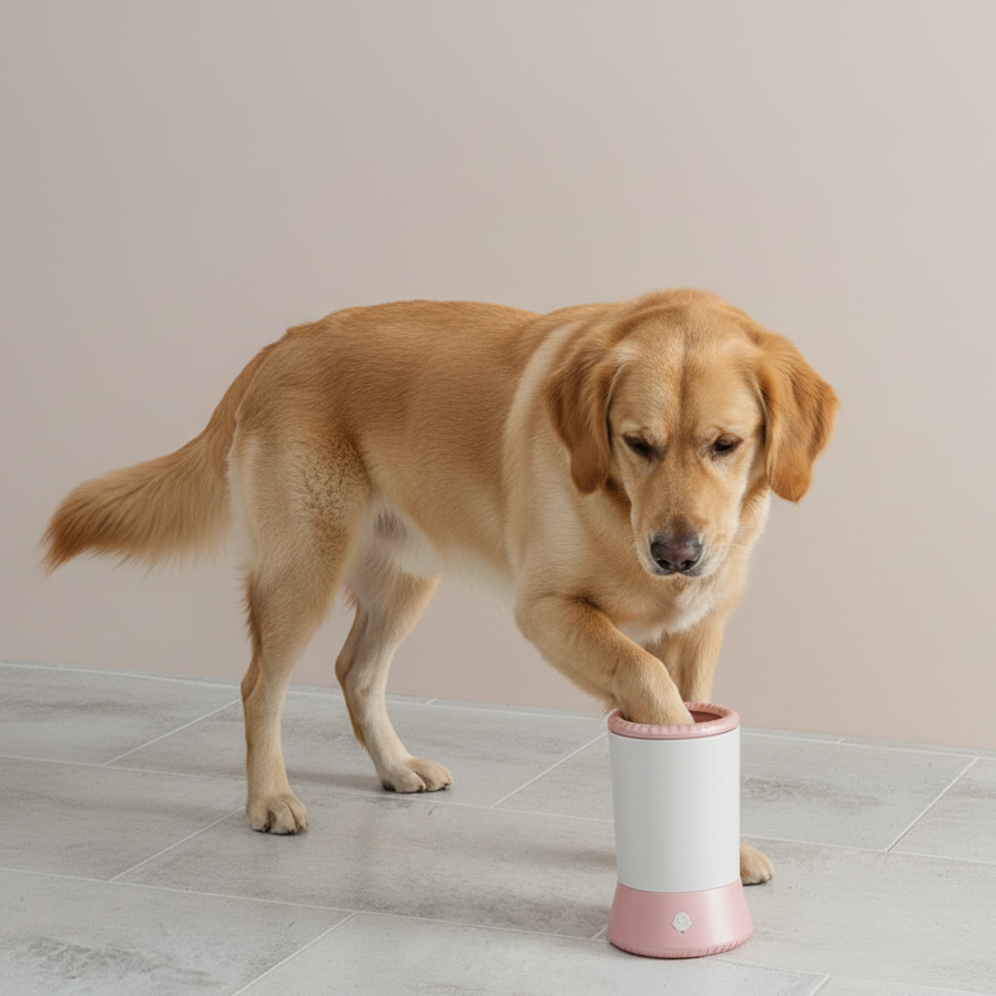 Nettoyeur automatique pour pattes de chien